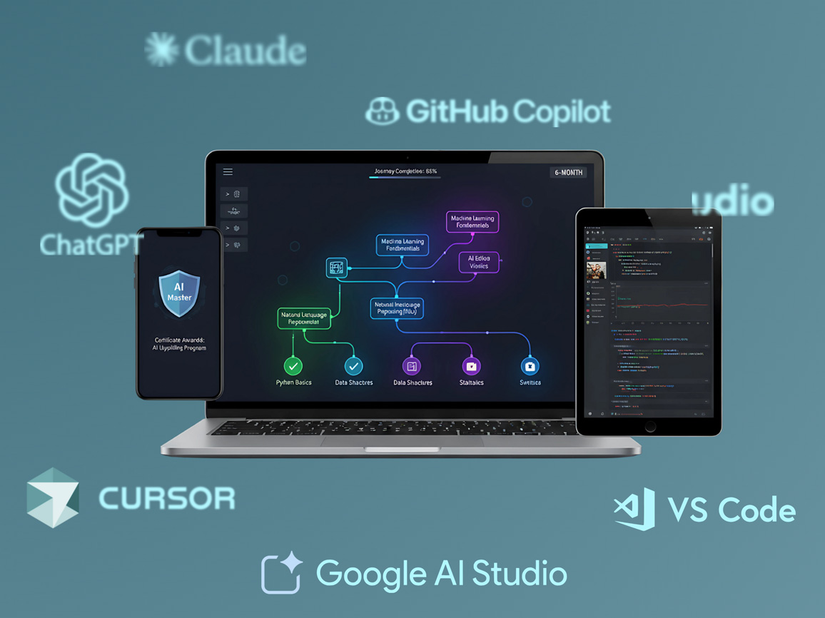 6 month AI upskilling