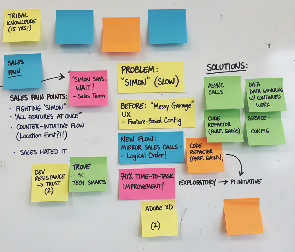PI planning affinity mapping.