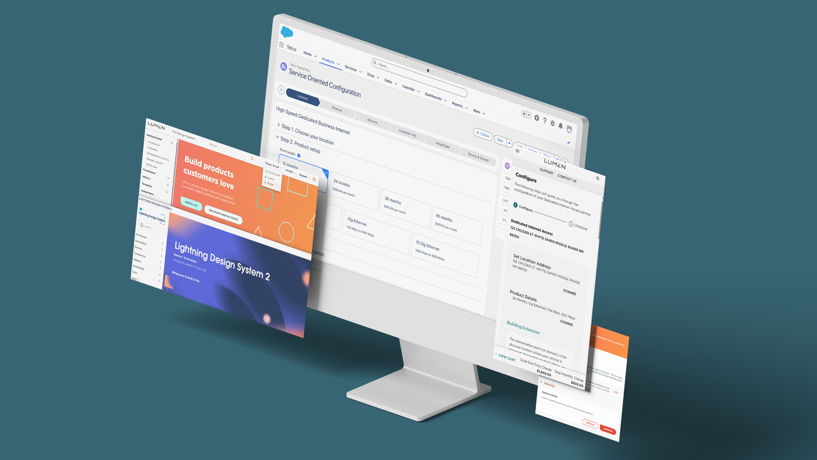 Lumen Marketplace: From a custom hard-coded mess to a clean, fast, and design system-based solution.