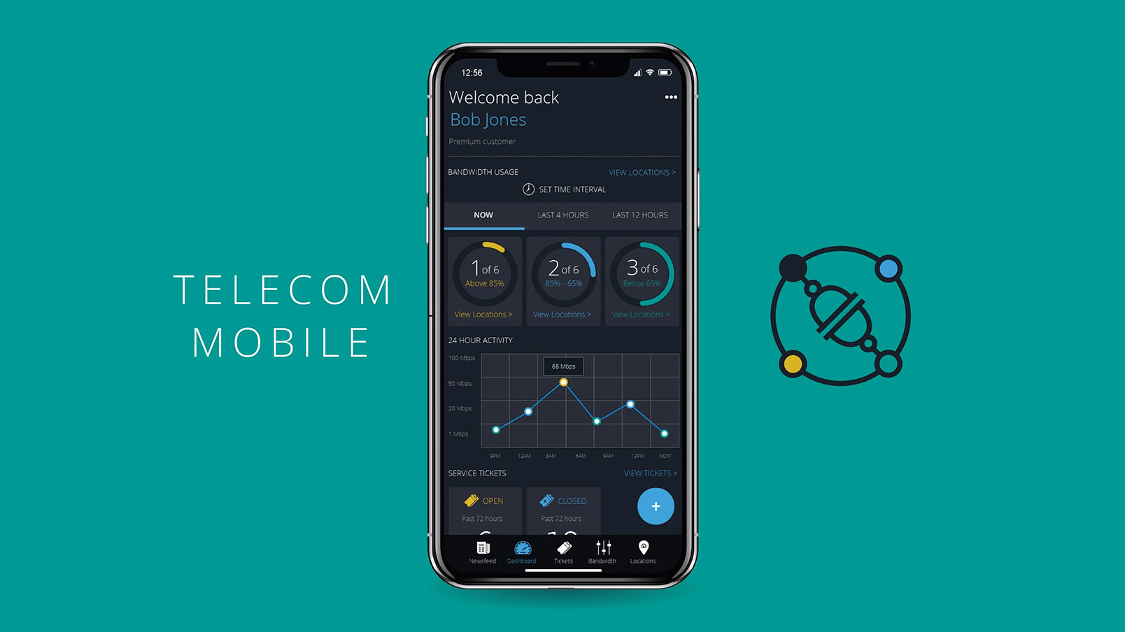 Built a cross-platform Ionic app enabling users to monitor and manage network health instantly with minimal clicks.